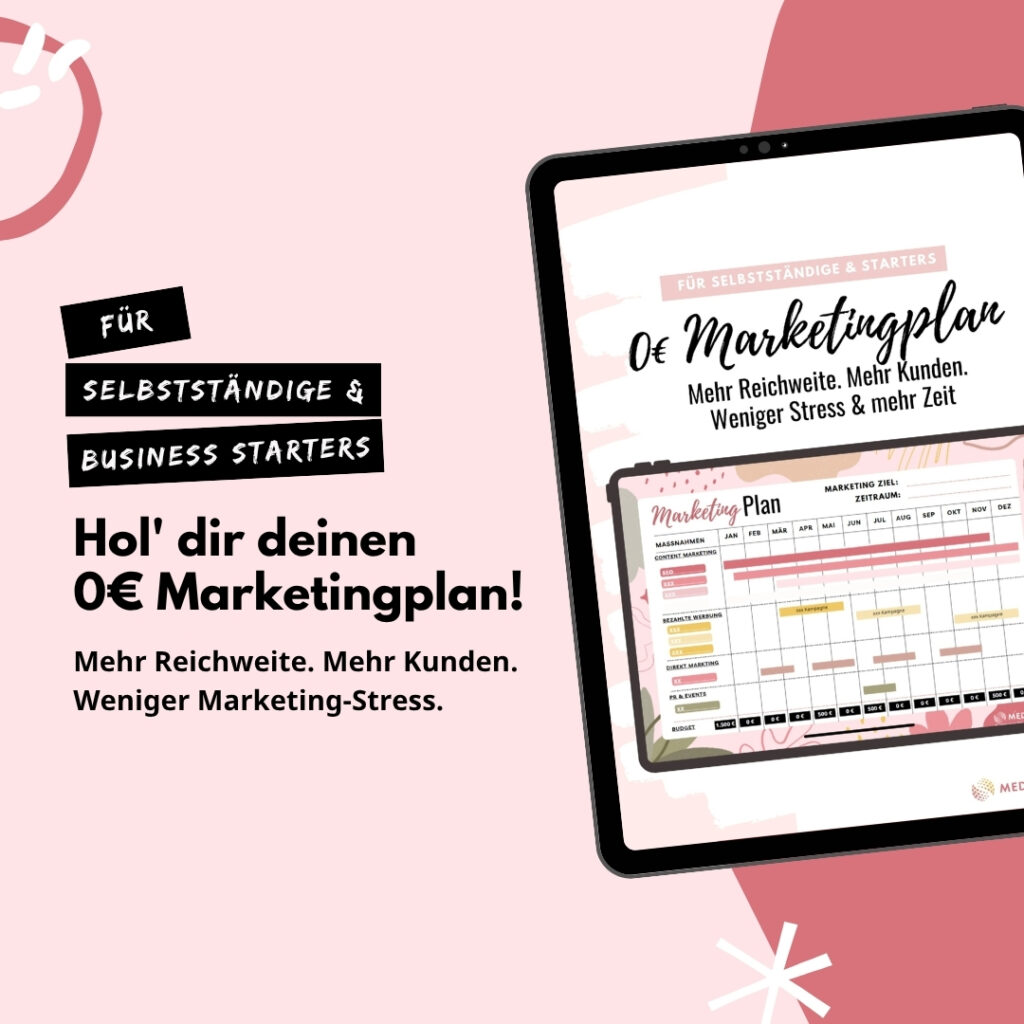 Marketingplan-Selbständige